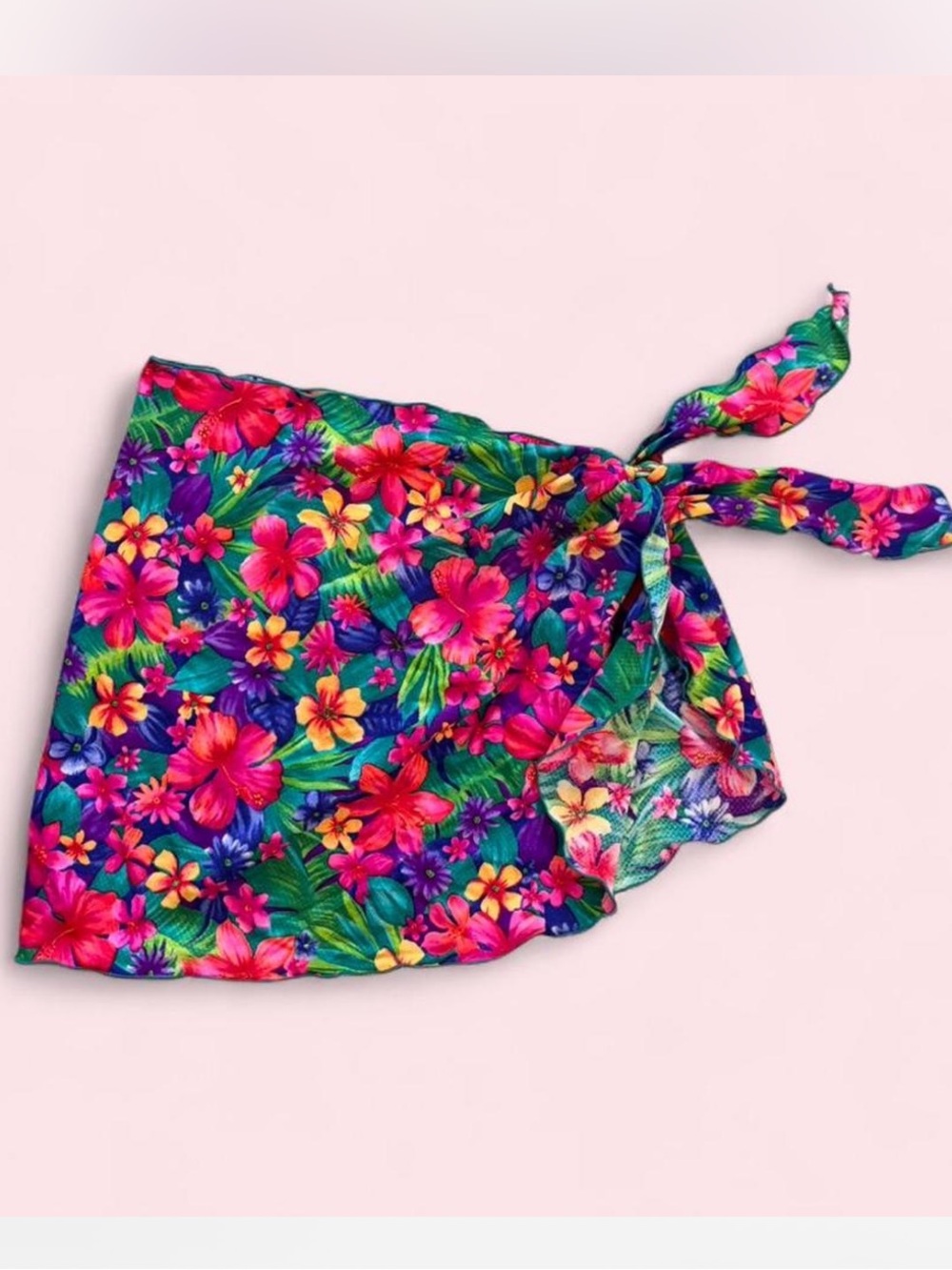 Vintage Swim Wrap Skirt